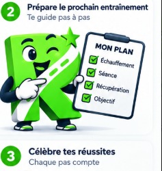 Coach Runy prépare un entraînement