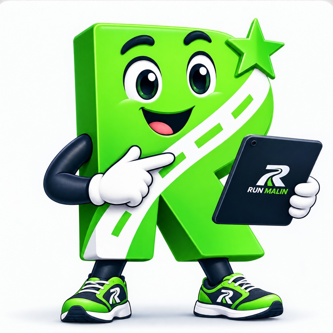 Coach Runy, mascotte RUN MALIN